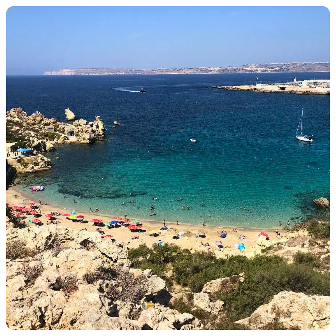 Paradise Bay Malte plage