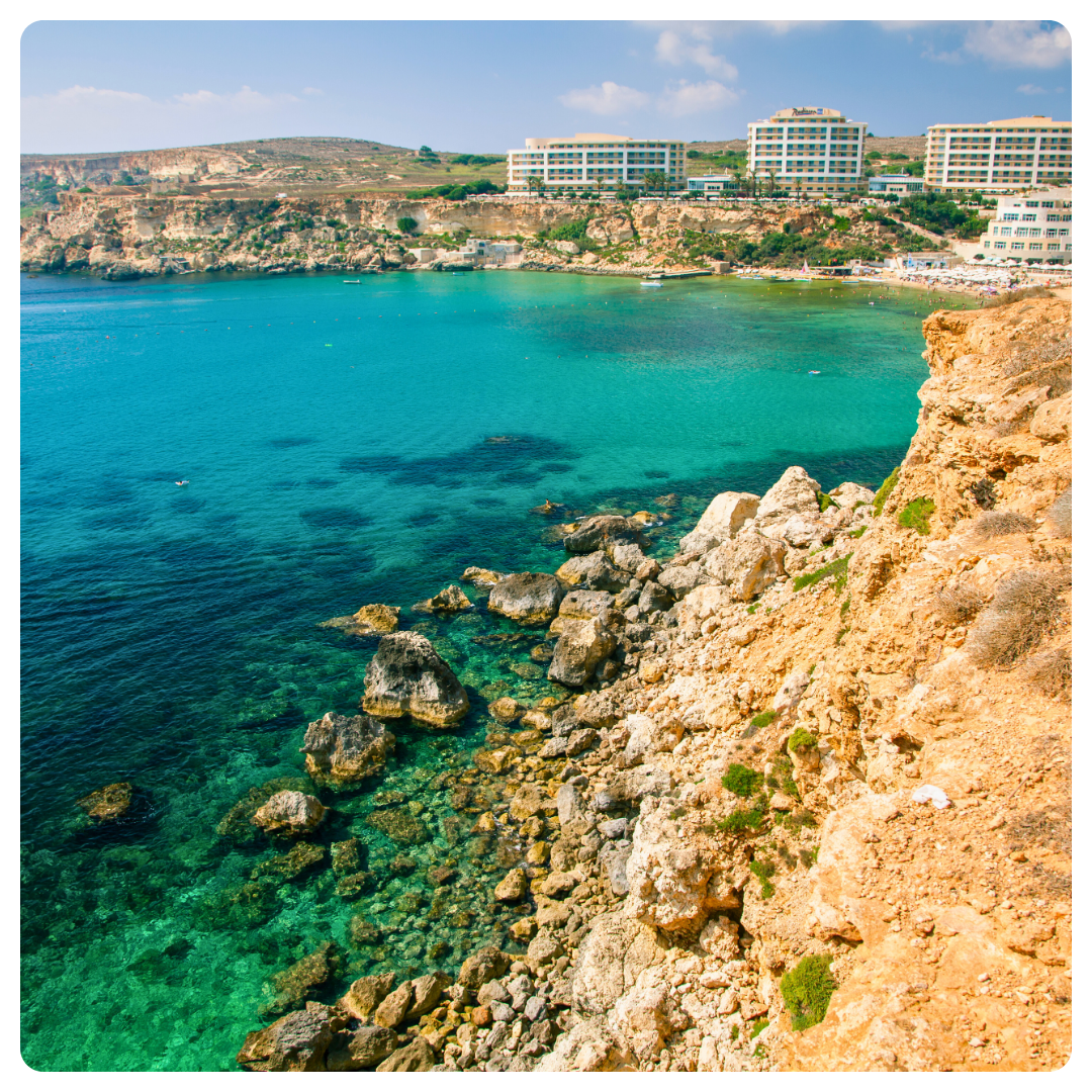 Plages de Malte golden bay
