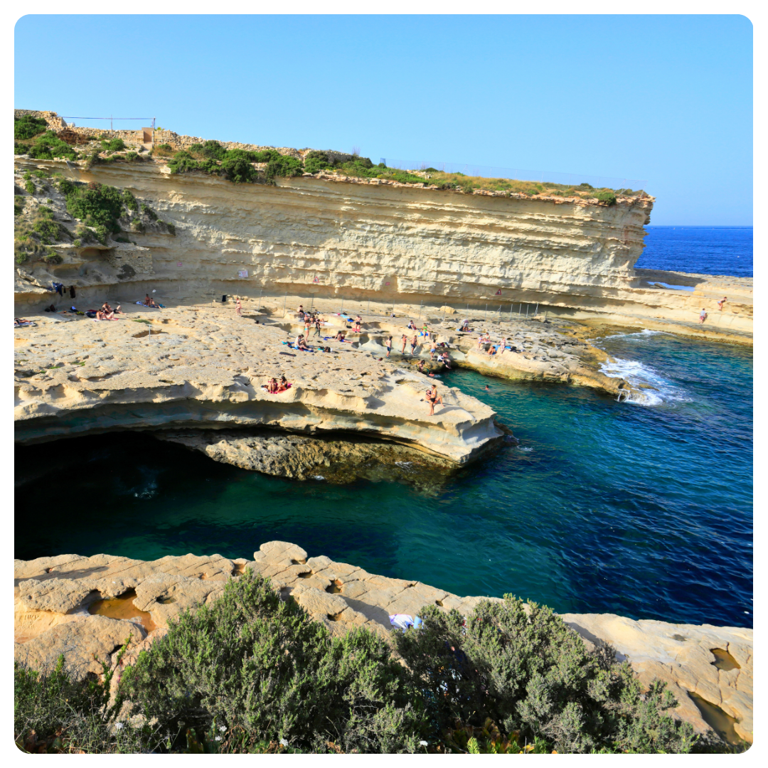 st peter's pool Plages de Malte
