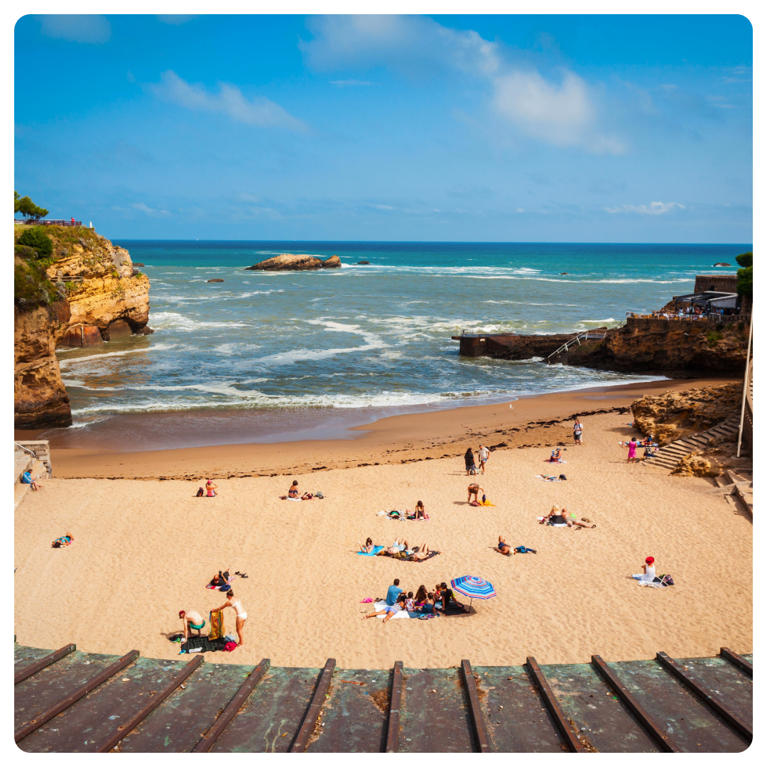 plage biarritz 