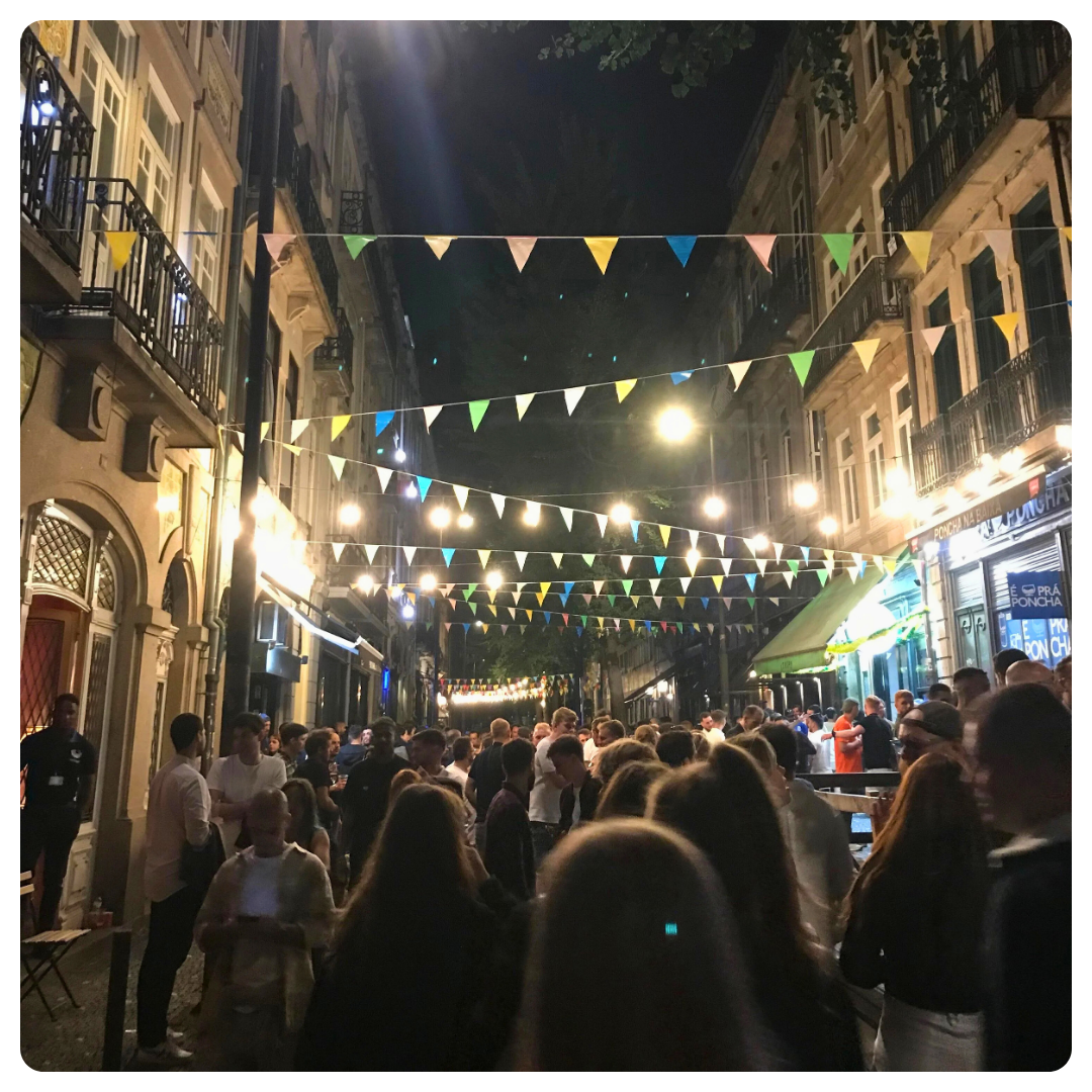Rua Galeria de Paris Porto portugal